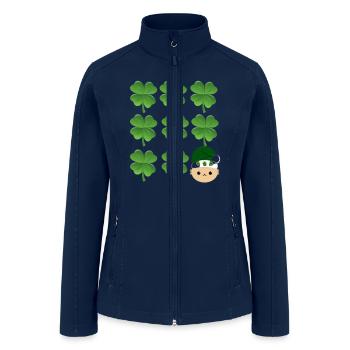 Saint patrick's day - Women’s Soft Shell Jacket - navy - Front