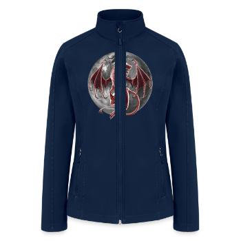 Jersey Devil - Women’s Soft Shell Jacket - navy - Front