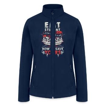 Emt Student Emergency Medical Technician - Women’s Soft Shell Jacket - navy - Front