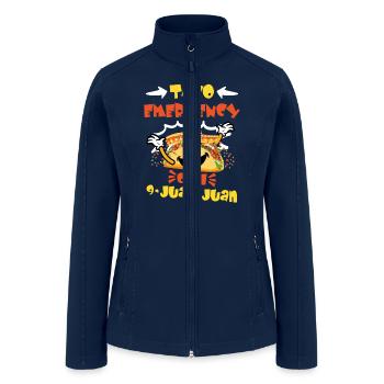 Taco Emergency call 9 Juan Juan Taco Fan Mexico - Women’s Soft Shell Jacket - navy - Front