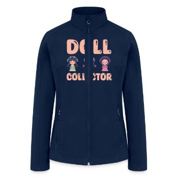 Beautiful Doll Collector Outfit - Women’s Soft Shell Jacket - navy - Front