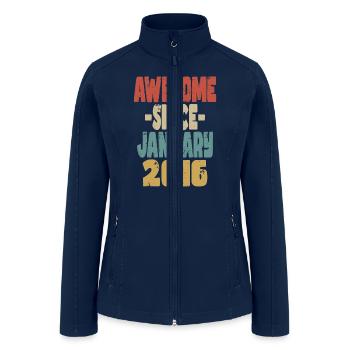 Awesome January 2016 - Women’s Soft Shell Jacket - navy - Front