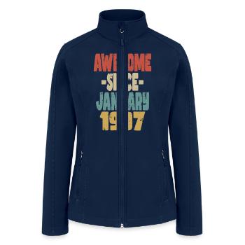 Awesome January 1997 - Women’s Soft Shell Jacket - navy - Front