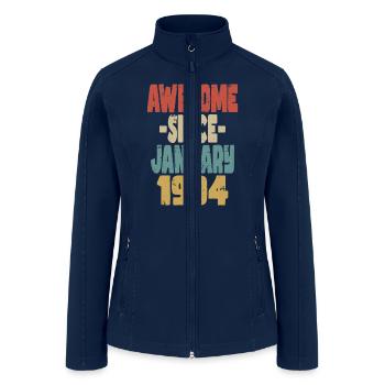 Awesome January 1994 - Women’s Soft Shell Jacket - navy - Front