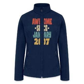 Awesome January 2007 - Women’s Soft Shell Jacket - navy - Front