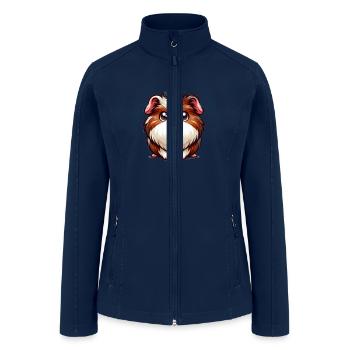 Guinea Pig - Women’s Soft Shell Jacket - navy - Front