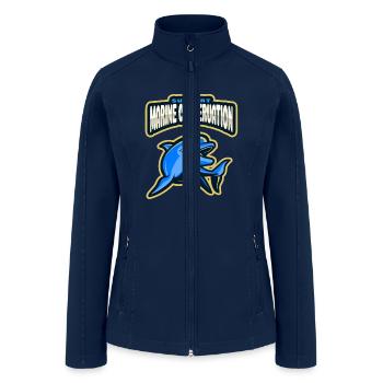 Marine Conservation - Women’s Soft Shell Jacket - navy - Front
