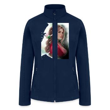 Aerith Active T Shirt - Women’s Soft Shell Jacket - navy - Front