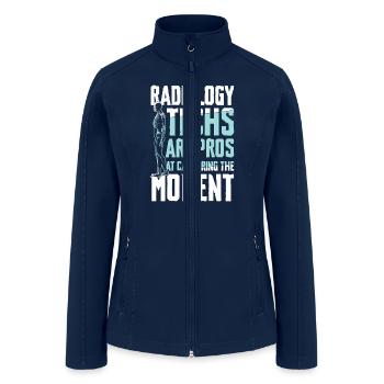 Radiology Techs Are Pros At Capturing The Moment - Women’s Soft Shell Jacket - navy - Front