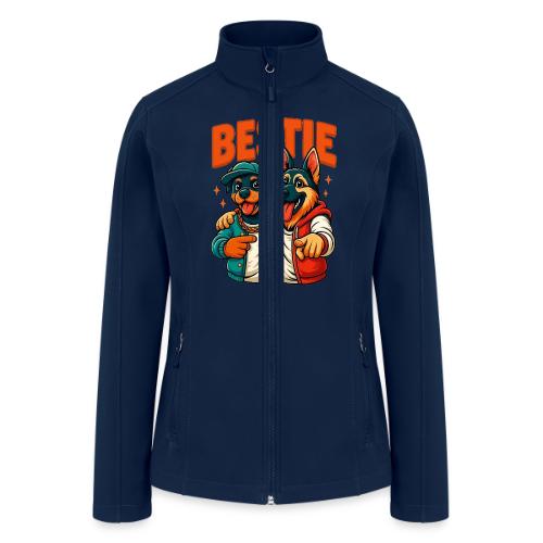 Hip Hop Dog Besties Shirt for Friends & Pet Lovers - Women’s Soft Shell Jacket