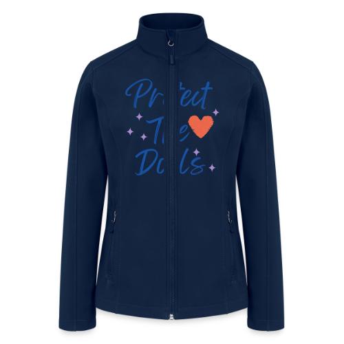 Protect The Dolls | Heart & Stars Typography - Women’s Soft Shell Jacket