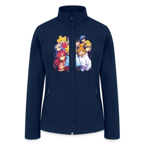 Thrill Rush Anime Squad Streetwear - Women’s Soft Shell Jacket