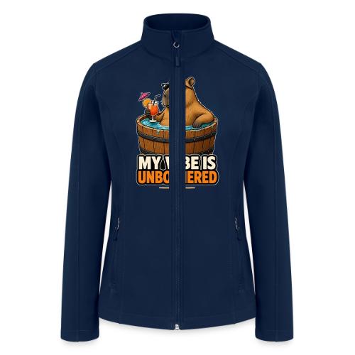 Unbothered Beaver in Wooden Tub - Women’s Soft Shell Jacket