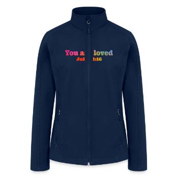 John - Women’s Soft Shell Jacket - navy - Front