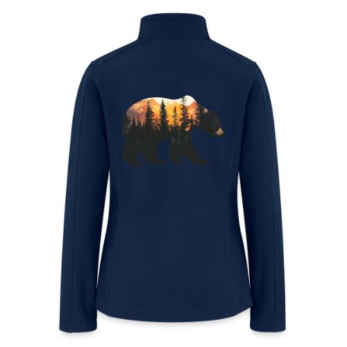 Bear: Sunset Guardian - Women’s Soft Shell Jacket