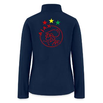 ajax amsterdam - Women’s Soft Shell Jacket - navy - Back
