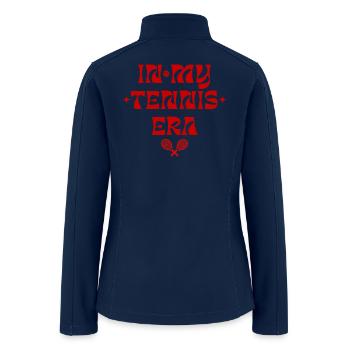 In My Tennis Era - Women’s Soft Shell Jacket - navy - Back
