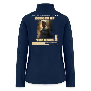 Echoes of the Gods - Women’s Soft Shell Jacket - navy - Back