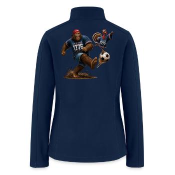 1776 Wildlife Kickoff - Women’s Soft Shell Jacket - navy - Back