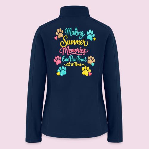 Making Summer Memories Faux Embroidery - Women’s Soft Shell Jacket