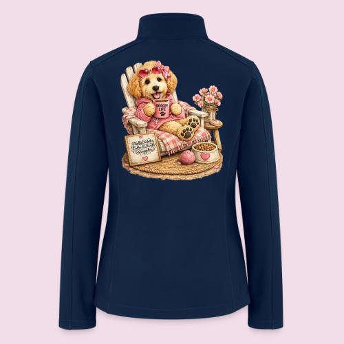 Just Enjoying Life Doodle Dog - Women’s Soft Shell Jacket