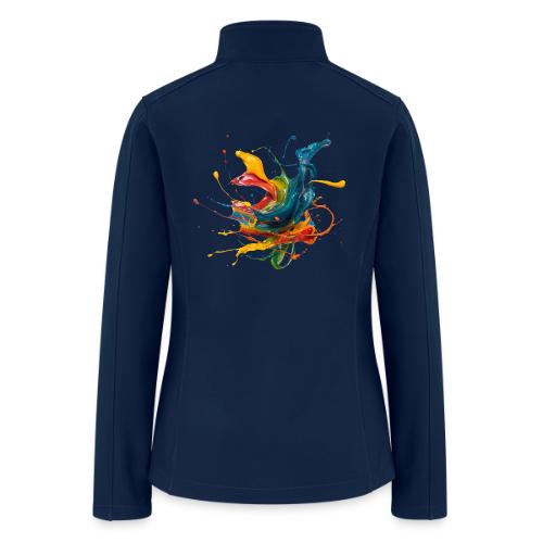 Chromatic Flow - Women’s Soft Shell Jacket