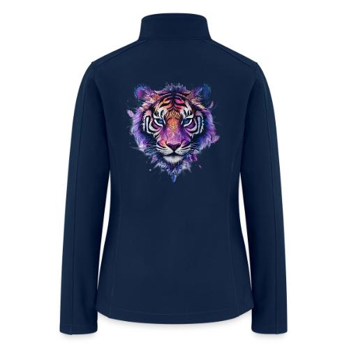 Mystic Violet Tiger - Women’s Soft Shell Jacket