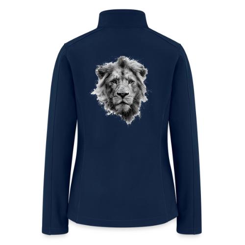 Lion: Monochrome King - Women’s Soft Shell Jacket