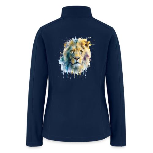 Splash-Art Lion Face - Women’s Soft Shell Jacket