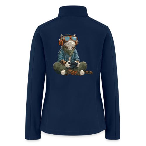 Cat: Purrfect Player - Women’s Soft Shell Jacket