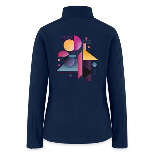 Color Pulse Geometry - Women’s Soft Shell Jacket