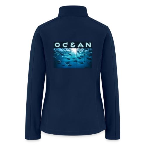 Ocean: Silver Tide - Women’s Soft Shell Jacket