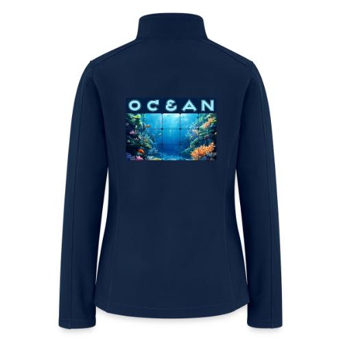 Ocean: Tropical Drift - Women’s Soft Shell Jacket