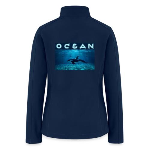Ocean: Orca in Motion - Women’s Soft Shell Jacket