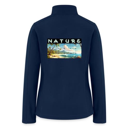 Nature: Sun-Kissed Shore - Women’s Soft Shell Jacket