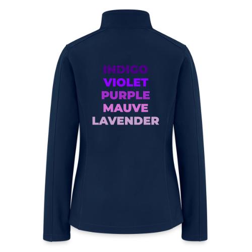 Shades of Purple - Women’s Soft Shell Jacket