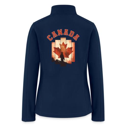 Proud Canadian Shadow - Women’s Soft Shell Jacket