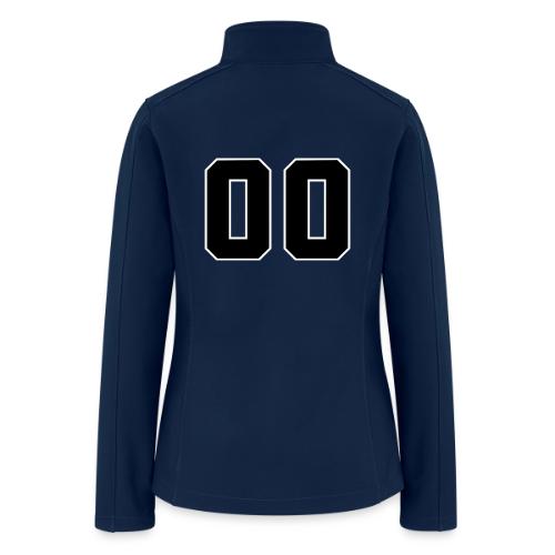 Varsity 00 Athletic Number Design - Women’s Soft Shell Jacket
