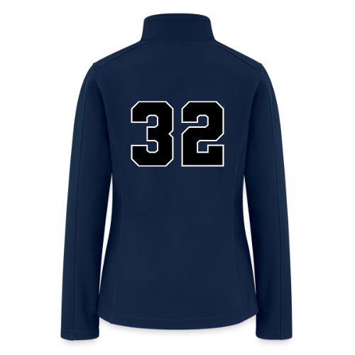 Varsity Number 32 Athletic Design - Women’s Soft Shell Jacket