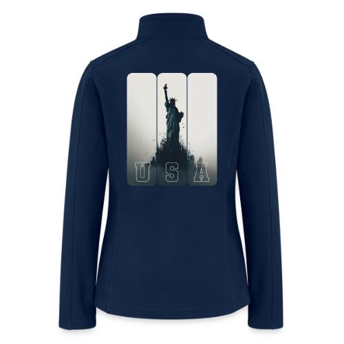 USA: Liberty Rising Over Manhattan - Women’s Soft Shell Jacket
