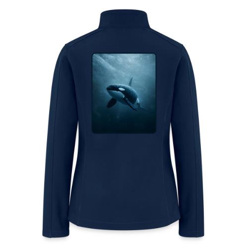 Orca Ocean Wildlife Design - Women’s Soft Shell Jacket
