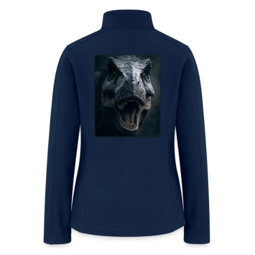 T Rex Cinematic Close-Up Design - Women’s Soft Shell Jacket