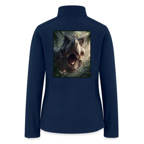 T Rex Jungle Roar Design - Women’s Soft Shell Jacket