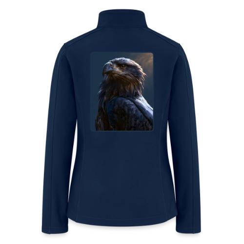 Majestic Eagle Cinematic Portrait Design - Women’s Soft Shell Jacket