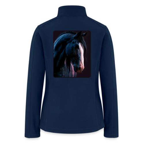 Noble Horse Cinematic Portrait Design - Women’s Soft Shell Jacket