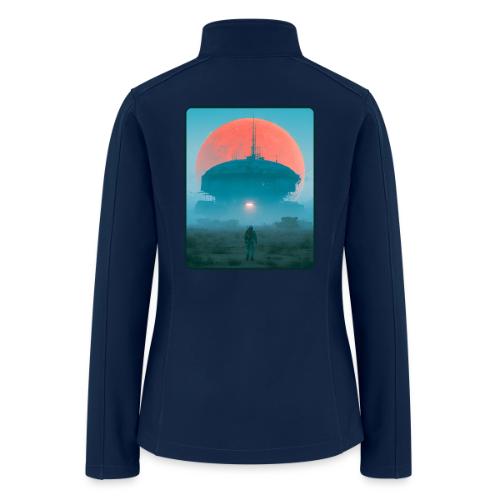 Astronaut Alien Outpost Design - Women’s Soft Shell Jacket