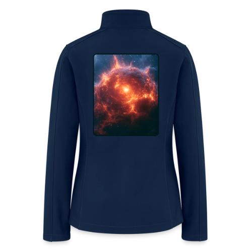Exploding Supernova Space Art - Women’s Soft Shell Jacket
