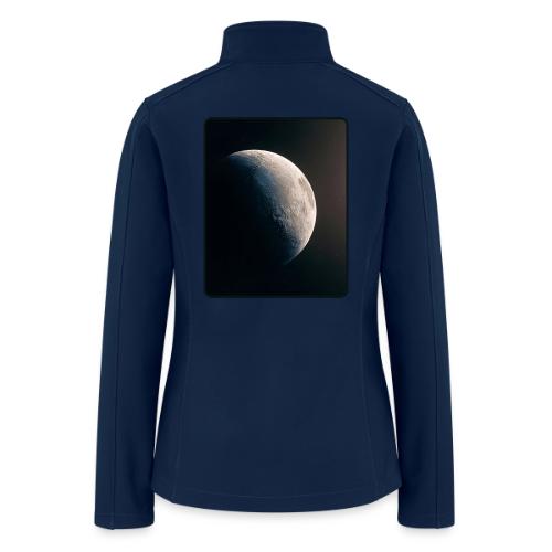 Crescent Moon Celestial Artwork - Women’s Soft Shell Jacket