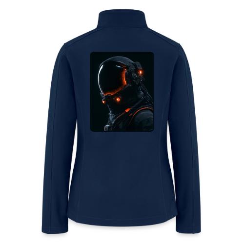 Futuristic Astronaut Helmet - Women’s Soft Shell Jacket