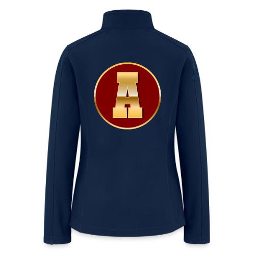 Letter A – Capital Varsity Alphabet Monogram - Women’s Soft Shell Jacket